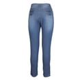 thumbnail image 2 of Gibobby Pantalones deportivos mujer Jeans ajustados ajustados para mujer con bolsillos(Azul,G), 2 of 5