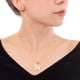 thumbnail image 5 of Dije Inicial Ametrinaa Letra W con Zirconias y Cadena Chapa Oro 18K MPDC0004-W, 5 of 5