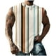 thumbnail image 1 of Hombres Moda Casual Impresión Suéter Cuello Redondo Deportes sin Mangas Tanque, 1 of 5