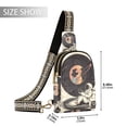 thumbnail image 2 of FORMRS Womens Crossbody Sling Bag Travel Daypack Shoulder Chest Backpack, Space Record, 2 of 7