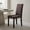 Brown, variant on Barara King Mid-Century Modern Dining Chair Set of 2 with Fabric Upholstered Parson Design, Accent Seating for Dining Room, Lounge and Office Furniture, Brown
