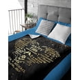 thumbnail image 5 of 50th Wedding Anniversary Personalized Blankets Gifts for Couples Husband Wife Dad Mom Grandma Grandpa Throw Blanket 50 Years of Marriage Anniversary Celebration Gift Ideas Cozy Fleece Sherpa Blanket, 5 of 5