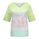 thumbnail image 4 of Blusas de Manga Corta Casuales para las Mujeres con Cuello en V, Top de Poliéster de Moda de Verano para el Uso Diario, 4 of 6