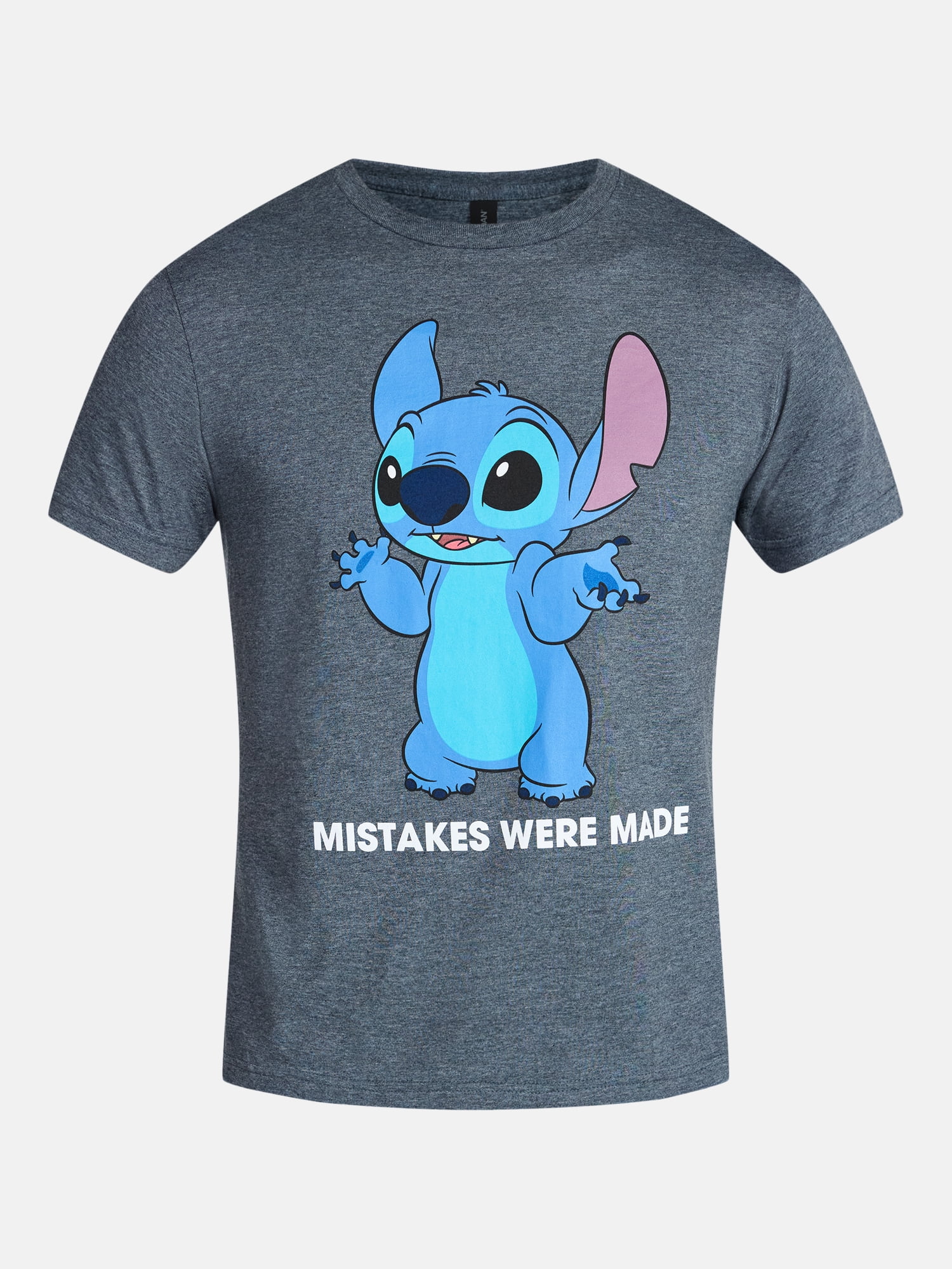 Lilo and Stitch Men's and Big Men's Mistakes Were Made Graphic Tee