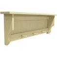 thumbnail image 1 of Sawdust City 3 ft. Pine Shelf with Pegs- Red, 1 of 1