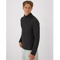 thumbnail image 2 of Hanes Cool DRI Men's Quarter Zip Pullover Black S, 2 of 6