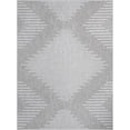 thumbnail image 4 of Unique Loom Outdoor Modern Collection Area Rug - Tambor (12' x 16' 1" Rectangle Gray/Ivory), 4 of 6