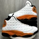 thumbnail image 1 of Ni - ke Ni - ke Air Jordan 13 Retro Starfish White Orange Mens 14 414571-108 Sneakers Shoes, 1 of 5