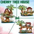 thumbnail image 2 of Set de construcción YCJZXMS Casa del árbol Sakura con LED, 8+ regalos, para niños de 8+, 2 of 9
