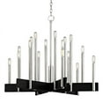 thumbnail image 2 of Hudson Valley Lighting 8834 Abrams 18 Light 34" Wide Taper Candle Chandelier - Nickel, 2 of 2