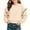 A01-Beige, variant on Pink Girls Sequin Trim Ruffle Sweatshirt 7-8 Years,Sparkly Crew Neck Pullover,Glitter Party Top for Holiday Birthday Evening Outfits