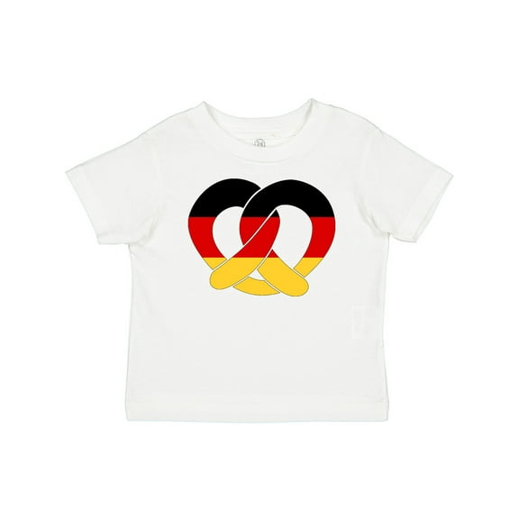 Inktastic German Flag in Pretzel Shape Boys or Girls Baby T-Shirt