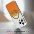 thumbnail image 5 of For Apple iPhone 16 Plus (6.7") Transparent Epoxy Glitter Magnetic Circle Compatible with MagSafe Hybrid Bling Sparkle Hard PC Slim TPU Cover ,Xpm Phone Case [ Oarnge Gold ], 5 of 5