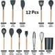 thumbnail image 2 of Pot Set, Silicone Pot Set, Pot Set (black), 2 of 5