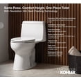 thumbnail image 3 of Kohler 30810-7 Santa Rosa Revolution 360 1 Piece 1.28 GPF Single Flush Elongated Toilet, Black (Seat Included), 3 of 3