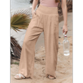 thumbnail image 2 of Women Linen Palazzo Pants, 2 of 8