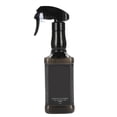 thumbnail image 1 of Botella pulverizadora de plástico para peluquería, 500ml, herramientas para el cabello, peluquero, rociador de agua (negro), 1 of 8
