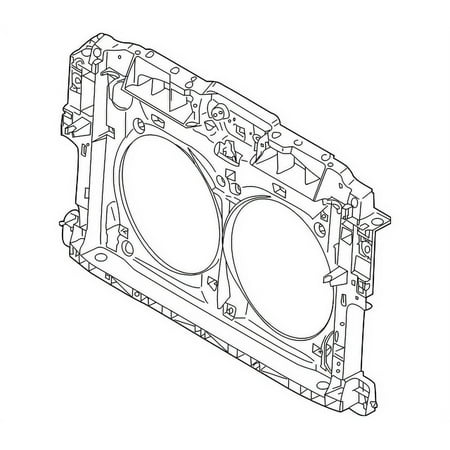 Genuine OE Nissan Radiator Support - 62500-1AA0A