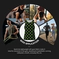 thumbnail image 7 of Gukieu Green Monster Print Men's Quick Dry Fitness Vest, Round Neck Sleeveless Fitness Bodybuilding Top-Large, 7 of 7
