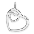 thumbnail image 2 of Auriga Fine Jewelry 925 Sterling Silver Heart Pendant for Women, 2 of 6