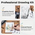 thumbnail image 4 of Nicpro 35PCS Art Mechanical Pencil Set, 3 PCS Metal Drafting Pencil 0.5 mm & 0.7 mm & 0.9 mm & 3 PCS 2mm Lead Holder (6B 4B 2B HB 2H 4H Colors) For Sketching Drawing With 20 Tube Lead Refills Case, 4 of 7