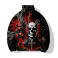 thumbnail image 3 of Abrigos de invierno para hombre, abrigos casuales, cálidos, cómodos y elegantes para hombre, chaquetas de invierno con estampado de monstruo personalizado para hombre, 3 of 5