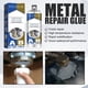 thumbnail image 1 of Pegamento para reparación de metales XOAIHY 50 ml (A y B): Adhesivo de resistencia industrial para reparación de metales con soldadura en frío, ideal para grietas y roturas., 1 of 8