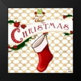 thumbnail image 2 of Metz, Andi 12x12 Black Modern Framed Museum Art Print Titled - Gold Christmas Cheer I, 2 of 5