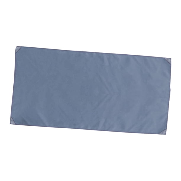 Toalla de baño de secado rápido, portátil, para playa, 75 x 190 cm Azul