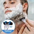 thumbnail image 4 of 40 Pcs Disposable Men's Razors Set 6-blade Sensitive Skin Refillable Razor Kit for a Comfortable Shave, 2 Handles and 38 Cartridges, 4 of 5