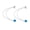 Sky blue, variant on Quick Magnetic Trouser Cuffs Fasteners Clothing Clips Magnets with Chain