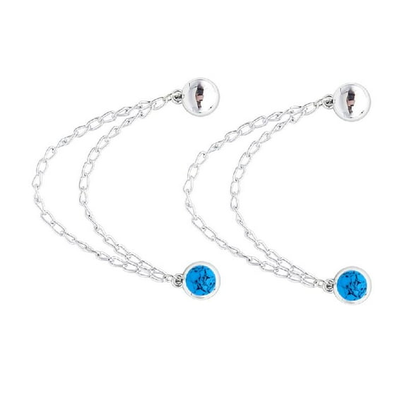 Quick Magnetic Trouser Cuffs Fasteners Clothing Clips Magnets with Chain