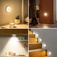 thumbnail image 3 of YOPTOP Warm/White LED Closet Lights Wireless Motion Sensor Night Light With Remote Control  USB Rechargeable Puck Lights  Dimmable Under Cabinet Indoor Lighting Magnet Stick-on Light For, 3 of 7
