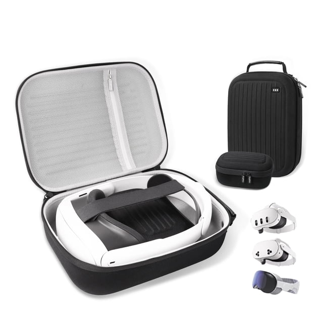 Funda rígida compatible con Krypthos para Meta Quest 3S/Quest 3