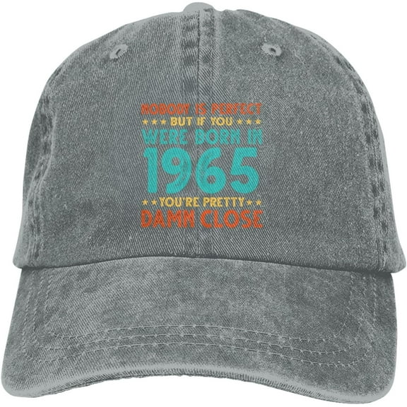 Hats for Men 59th Birthday Gifts Vintage Hats for Women Fitted Golf Caps Breathable Vintage 1965 Lids Cap