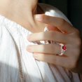 thumbnail image 3 of YYKihy Women Ring Colorful Zircon Wedding Jewelry Rings Size Alloy 6-10 Gift Finger, 3 of 4