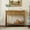 Natural, variant on 35" Console Table with 2 Drawers, Farmhouse Solid Wood Sofa Table Behind Couch, Entryway Hallway Foyer Tables with Open Shelf for Living Room, Natural