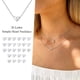 thumbnail image 4 of Collar de plata de ley 925 con inicial U Silvora♥ corazón para mujer con caja de regalo, 4 of 8