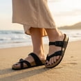 thumbnail image 6 of Cushionaire Luna Cork Footbed Sandals for Women – Comfortable Slip-On Women's Shoes with Genuine Suede Footbed & Arch Support | Slides for Women, 6 of 6