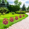thumbnail image 4 of olkpmnmk Artificial Flowers for Outdoor Indoor Fake Plants, Artificial Flowers with Ground Garden Stake, UV Resistant Faux Greenery Shrubs, Fake Plants for Garden Yard Porch Patio, 4 of 5