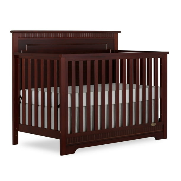 Slumber Baby Morgan 5 In 1 Convertible Crib Espresso Walmart