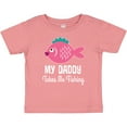 thumbnail image 3 of Inktastic My Daddy Takes Me Fishing Girls Girls Baby T-Shirt, 3 of 5