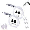 thumbnail image 1 of Brake Bleeder Hose One-Way Check Valve Tube Bleeding Tool Kit Universal Brake Fluid Bleeder Kit with Soft Hose Metal Clips, 1 of 8