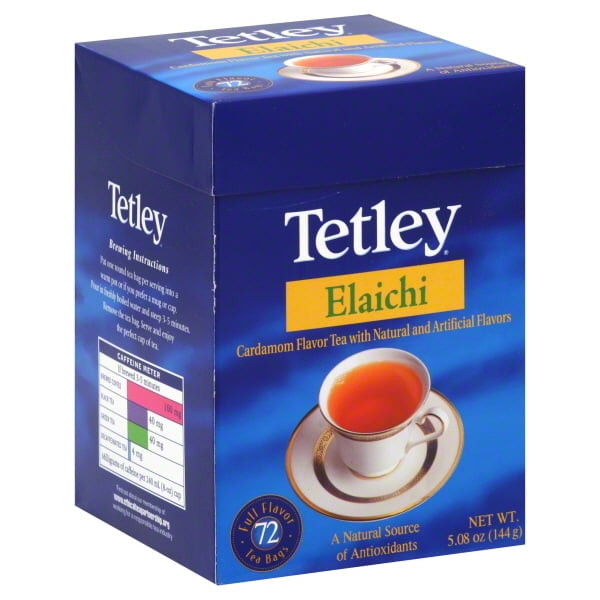 Tetley Elaichi Cardamom Tea Bags, 72 tea bags