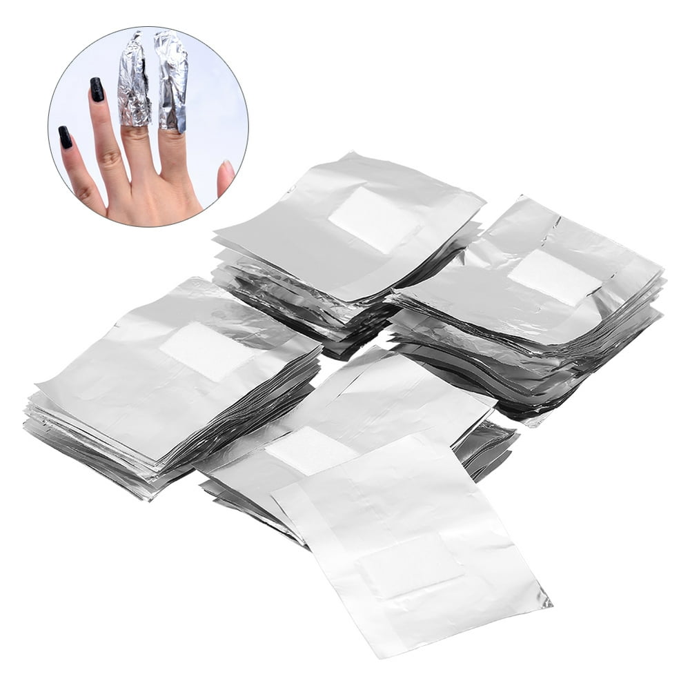 FAGINEY Aluminium Foil Nail Wraps,100Pcs/Bag Professional Aluminium