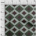 thumbnail image 1 of oneOone Georgette Viscose Fabric Argyle Ikat Print Fabric By Yard 42 Inch Wide, 1 of 4