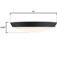 thumbnail image 5 of Westinghouse Lighting  One Light 11 Inch 20 Watt LED Indoor Matte Black Flush Mount Fixture, 5 of 5