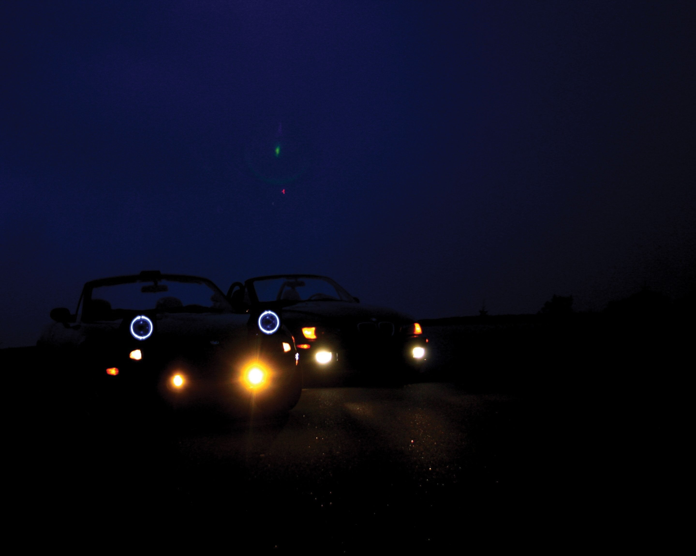 Shaffer Night Drive Glossy Poster