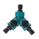 thumbnail image 2 of Divisor de manguera de 3 vías Jardín y manguera de manguera conector Faucet divisor para riego, 2 of 9