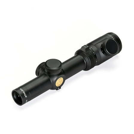 Athlon Optics Talos BTR Rifle Scope 30mm Tube 1-4x 24mm Illuminated AHSR MIL Reticle Matte Black